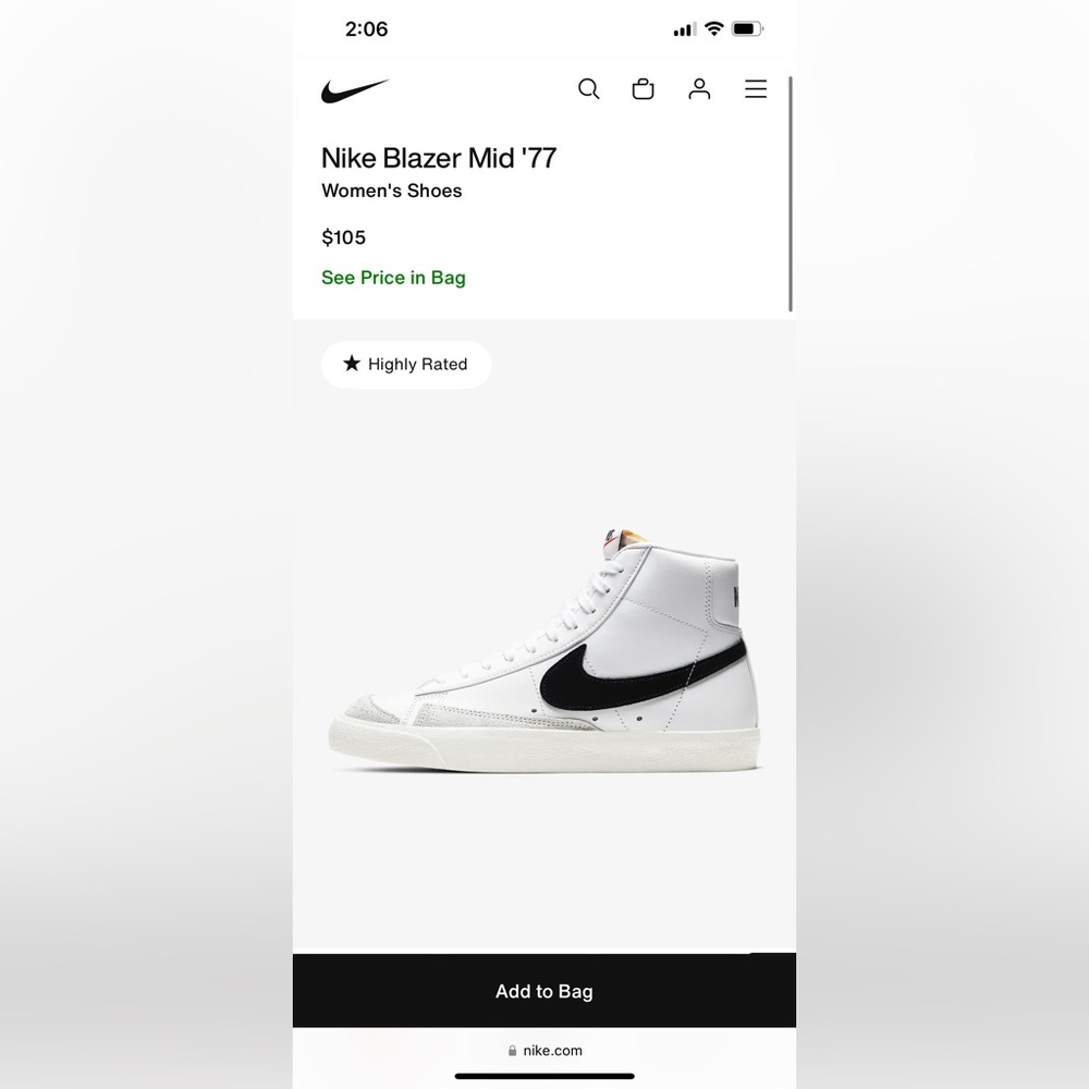 Nike Blazer mid 77’